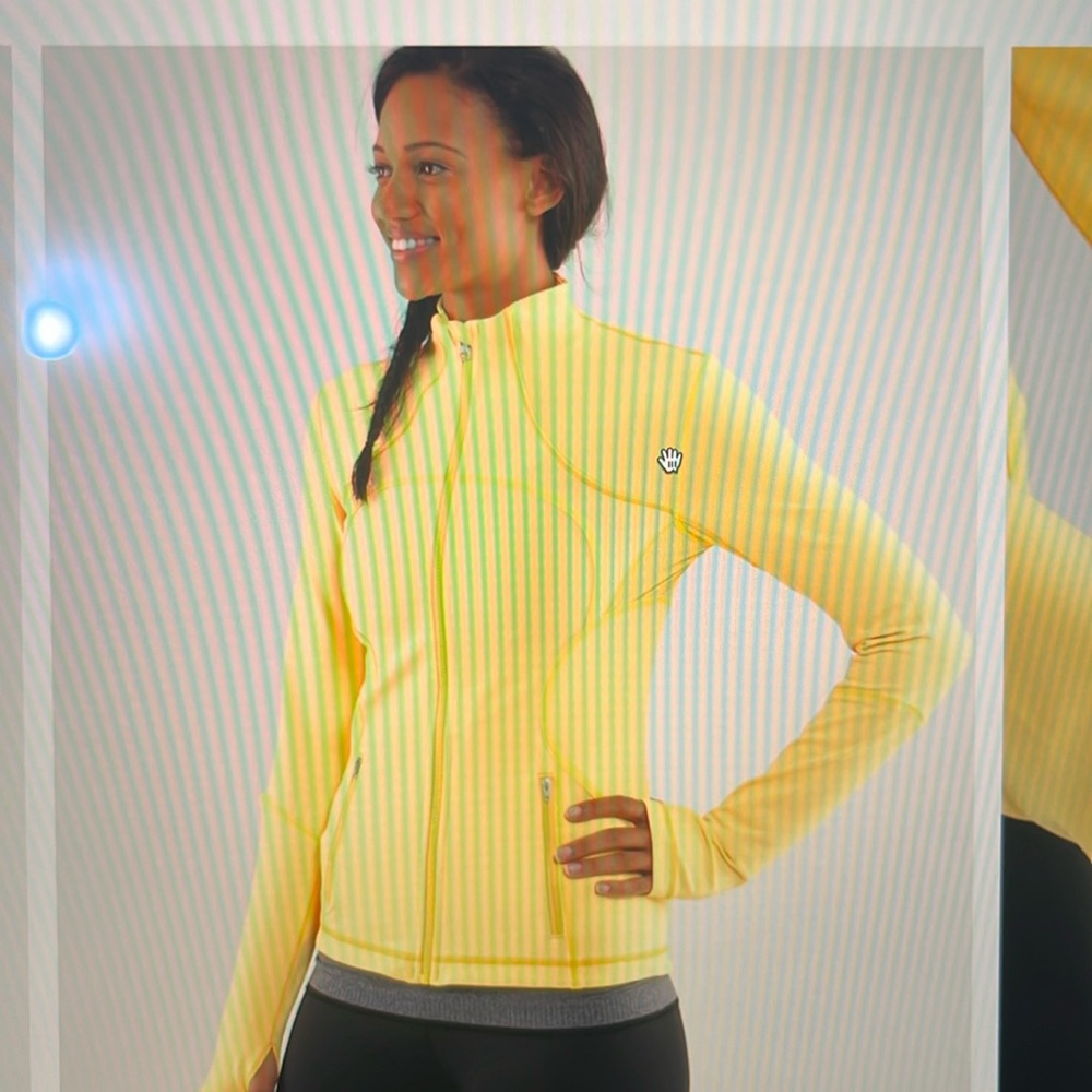 Lululemon Jacket. Size  4 burning yellow